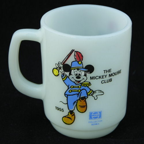 Anchor Hocking MICKEY MOUSE CLUB Pepsi Milk Glass Mug